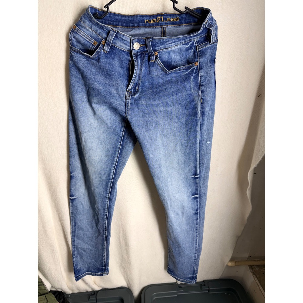 Rue21 Jeans Mens 30x28 Medium Wash Slim Fit Denim Blue Pants